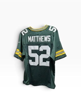 Nike Green 'Matthews' #52 Men’s Football Jersey